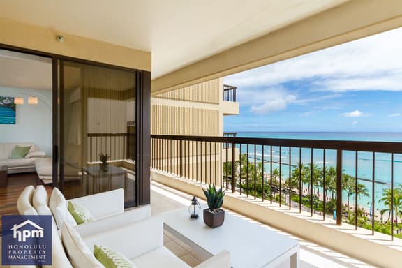 Steps to Waikiki Beach! | Ocean View Balcony - Image 1