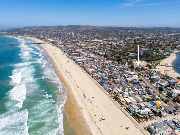 Steps to Mission Beach & Mission Bay Boardwalk! - Image 1